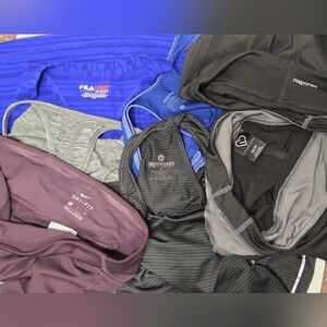 Bundle Of 7 Athletic Wear Sz Xs S Nike Gap Fila Adidas Racerback Leggings